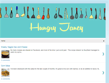 Tablet Screenshot of hungryjaney.com